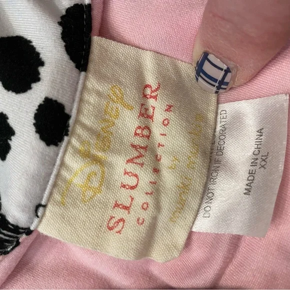 Disney Minnie Mouse Polka Dot Pajama Set - Black, White, Pink - Picture 8 of 11